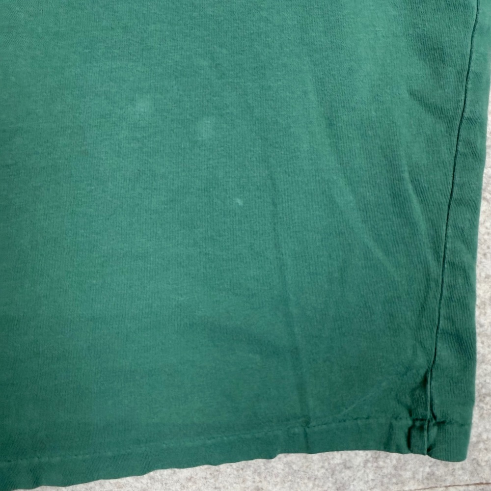 Polo Ralph Lauren V-Neck Shirt M 20x26 Classic Pony Green Short Sleeve Preppy - Picture 9 of 11